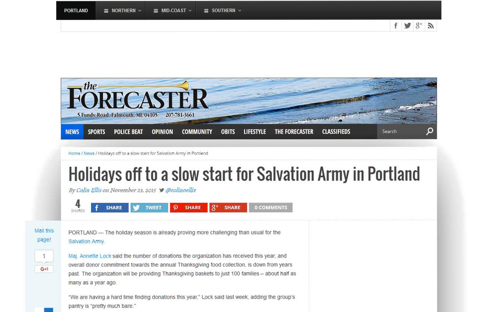 Client Newsroom - Salvation Army
