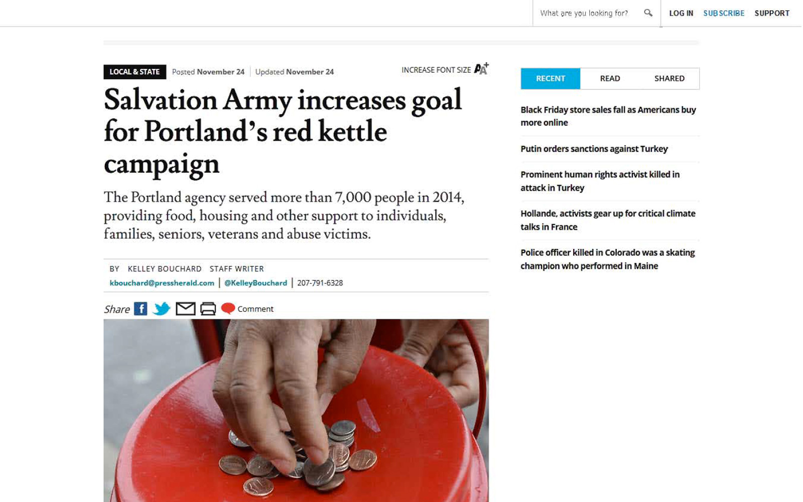 Client Newsroom - Salvation Army